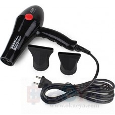 OkaeYa CHAOBA 2000 Watts Professional Hair Dryer 2800 (Black)